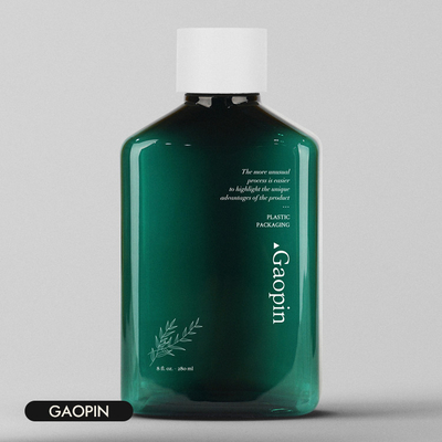 Luxusshampoo-und Conditioner-Flasche transparentes HAUSTIER Duschgel, das Toner-Behälter PCR-400ml verpackt