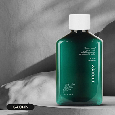 Luxusshampoo-und Conditioner-Flasche transparentes HAUSTIER Duschgel, das Toner-Behälter PCR-400ml verpackt
