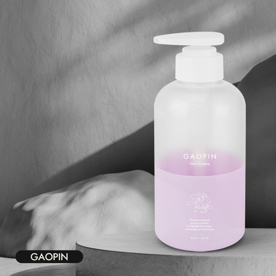 Plastikflasche des Haustier-400ml kundenspezifische körper-Wäsche-Lotions-Pumpflasche Skincare Verpacken