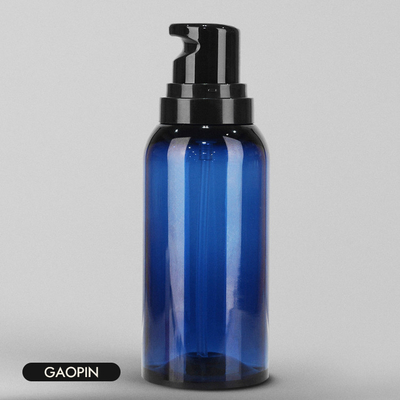Luxusshampoo-und Conditioner-Flasche 130ml blaues PCR-Körper-Lotions-Verpacken