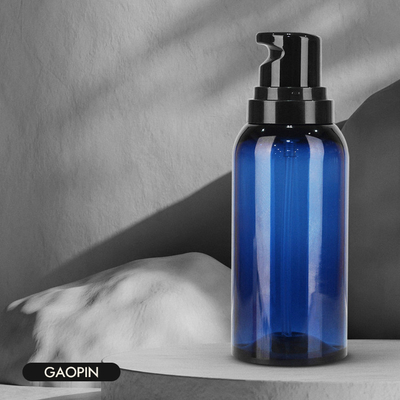 Luxusshampoo-und Conditioner-Flasche 130ml blaues PCR-Körper-Lotions-Verpacken
