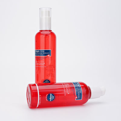 60ml 125ml 150ml rote PETG Plastikplastiklotions-Flasche des Gesichts-Hautpflege-Pumpen-Spray-