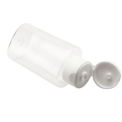 Klare Handdesinfizierer-Gel-Flaschen 60ml 100ml Flip Cap Cosmetic Plastic Bottless leere