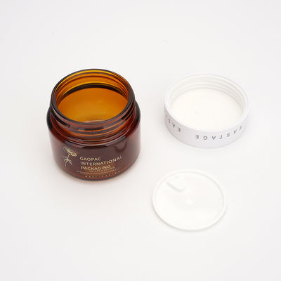 Pumpen-Amber Lotion Bottles Plastic Cosmetic-Verpacken 80ml 100ml