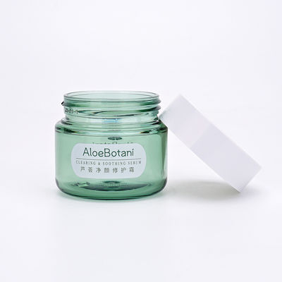 Leere Gesichts-Cremetiegel der Drehbeschleunigungs-Verschluss-Kosmetik-Plastikflaschen-50ml 100ml