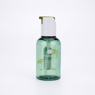 Leere Gesichts-Cremetiegel der Drehbeschleunigungs-Verschluss-Kosmetik-Plastikflaschen-50ml 100ml
