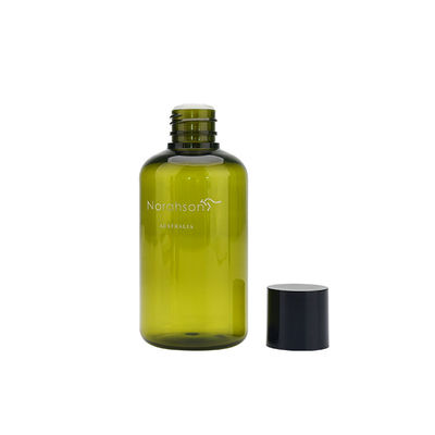 Runder leerer Körper-Lotions-Flaschen-grüner Haustier-Flasche SGS genehmigte