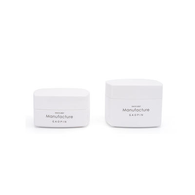Quadratischer Lotions-Flaschen-Plastikbehälter 30g 50g für das Körperpflege-Creme-Verpacken