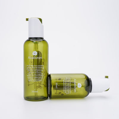 Hellgrünes Plastikkosmetisches Glas der lotions-Flaschen-50ml PETG und Flaschen-Satz