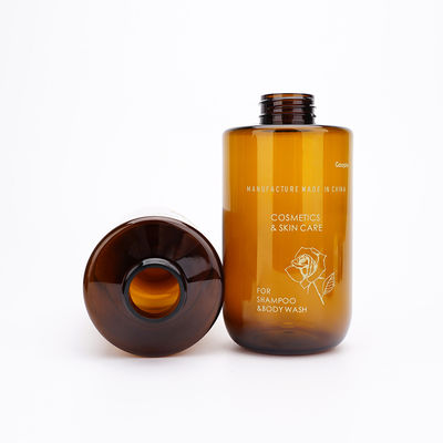 Amber Plastic Shampoo And Conditioner-Flaschen 300ml 400ml 500ml 600ml