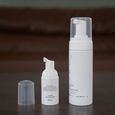Schaumkunststoff-Pumpflasche-weiße Zylinder HAUSTIER Flasche 150ml 25ml