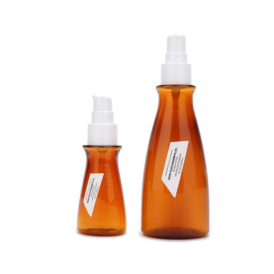 Luxus-Brown-Plastiklotions-Flasche recyclebares 170ml für persönliches Skincare