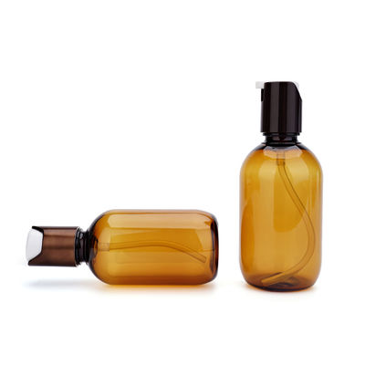 Plastiklotions-Flasche Amber Color Screen Printing 30ml 60ml 130ml