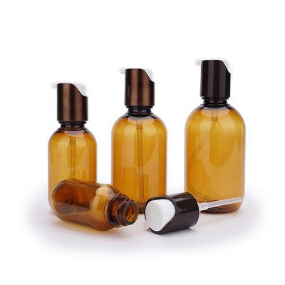 Plastiklotions-Flasche Amber Color Screen Printing 30ml 60ml 130ml
