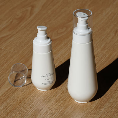 Weißer PETG Sahne-Skincare Flaschen-Satz der kosmetischen 100ml 150ml Plastik- Lotions-Flaschen-