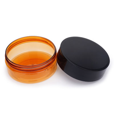 Runde Plastikkosmetik rüttelt Behälter des Haar-200ml mit Deckel PET Dichtung