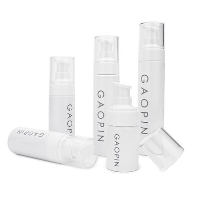 HAUSTIER 30ml 50ml 60ml 80ml 100ml weiße Lotions-Pumpen-Spray-Plastiklotions-Flasche