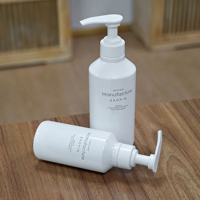 QS weiße HAUSTIER Lotions-Pumpe der Shampoo-Flaschen-300ml 500ml für Pflegespülung