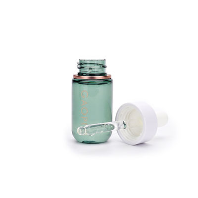 Weiße Plastiklotions-Pumpflaschen, kosmetische Tropfflaschen 30ml 50ml