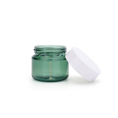 Weiße Plastiklotions-Pumpflaschen, kosmetische Tropfflaschen 30ml 50ml