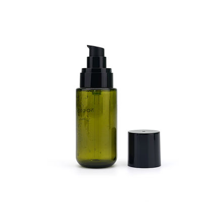 stellte Plastiklotions-Flasche 30ml 180ml Sahnetoner-Glas-multi Zweck ein