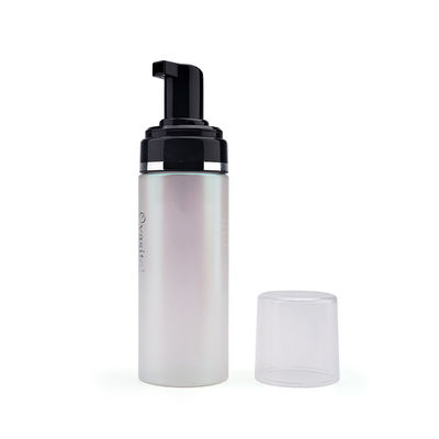Schaumkunststoff-Pumpflasche-halb transparente Gesichtsschaum-Reiniger-Flasche SGS 150ml mit Kappe