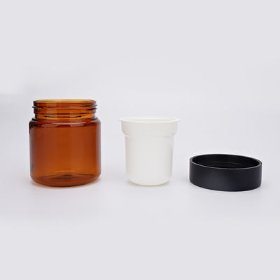 HAUSTIER leere Skincare-Flaschen 30g 50g Brown Skincare, der mit Überwurfmutter verpackt